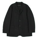 コムデギャルソンオムCOMME des GARCONS HOMME 起毛メッシュパッチポケットジャケット 黒M【中古】