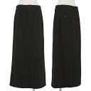 トリココムデギャルソンtricot COMME des GARCONS フラノウールストレートスカート 黒M【中古】