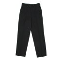 トリココムデギャルソンtricot COMME des GARCONS ウールテーパードパンツ 黒M【中古】