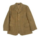 コムデギャルソン オムプリュスCOMME des GARCONS HOMME PLUS むら加工綿カーブ切替ジャケット カーキL【中古】