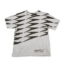 コムデギャルソン×スピードCOMME des GARCONS×SPEEDO プリントTシャツ 杢グレー黒M【中古】