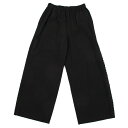 ローブドシャンブル コムデギャルソンrobe de chambre COMME des GARCONS サイドテープウールパンツ 黒M【中古】