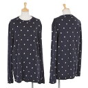 コムコム コムデギャルソンCOMME des GARCONS 星柄ウールニット 紺白M【中古】