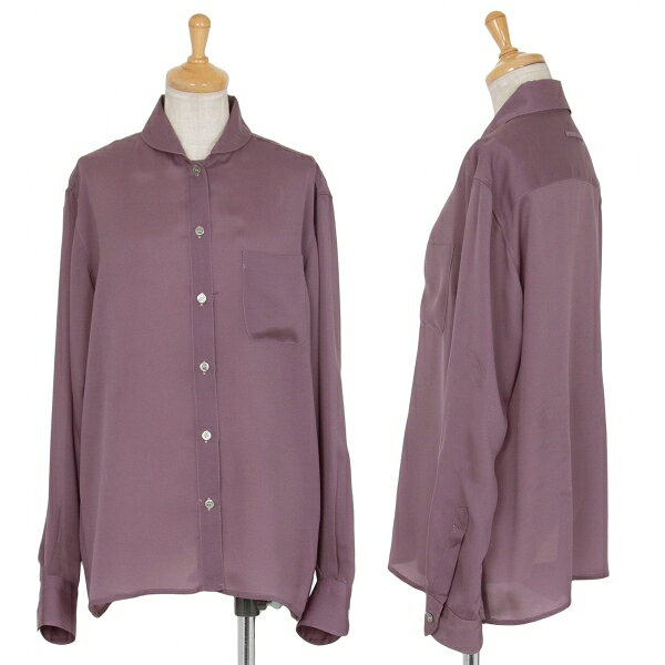 Rakuten - 【中古】 ジャンポールゴルチエ ファムJean Paul GAULTIER FEMME ポリラウンドカラーシャツ パープル40【レディース】
