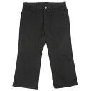 【中古】 ヨウジヤマモト ノアールYohji Yamamoto NOIR ストレッチコットンクロップドパンツ 黒1【レディース】