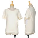 【中古】 ヨウジヤマモト ノアールYohji Yamamoto NOIR サイドスリットレイヤードニットTシャツ クリーム2【レディース】(4)