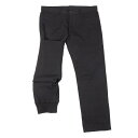 【中古】 ヨウジヤマモト プールオムYohji Yamamoto POUR HOMME 裾リブレイヤーウールポリパンツ 黒3【レディース】