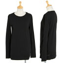 【中古】 ヨウジヤマモト ファムYohji Yamamoto FEMME フェイクレイヤードデザインカットソー 黒2【レディース】(4)