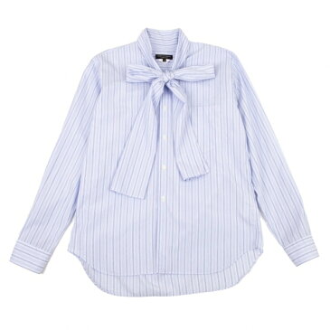 コムデギャルソン オムプリュスCOMME des GARCONS HOMME PLUS ストライプストール襟シャツ 水色S【中古】 【メンズ】