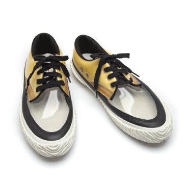コムデギャルソン オムプリュスCOMME des GARCONS HOMME PLUS PVC切替デザインスニーカー クリア黒25【中古】 【メンズ】