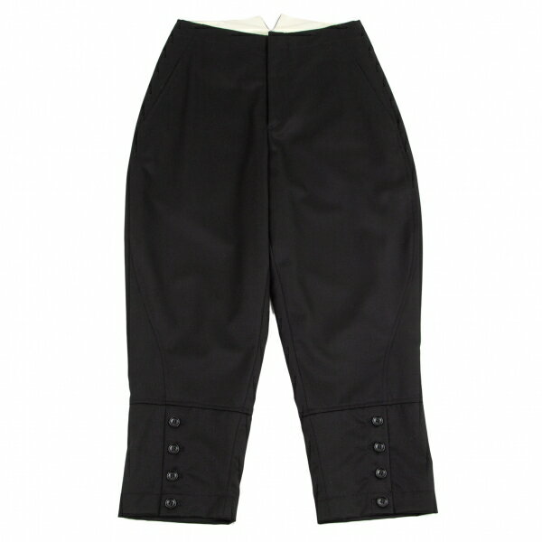 【中古】 H&M コムデギャルソンCOMME des GARCONS ウールギャバジョッパーパンツ 黒36【レディース】