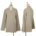 【中古】 ワイズフォーリビングY's for living ウールニットジップアップブルゾン グレージュM【レディース】(4)