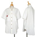 【中古】 ゴルチエジーンズGAULTIER JEAN'S ポケットデザイン半袖シャツ 白40【レディース】(4)