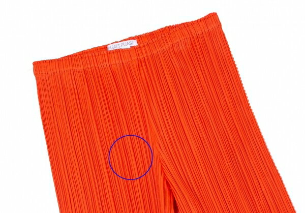 プリーツプリーズPLEATS PLEASE カッティングラインパンツ オレンジ3【中古】 【レディース】