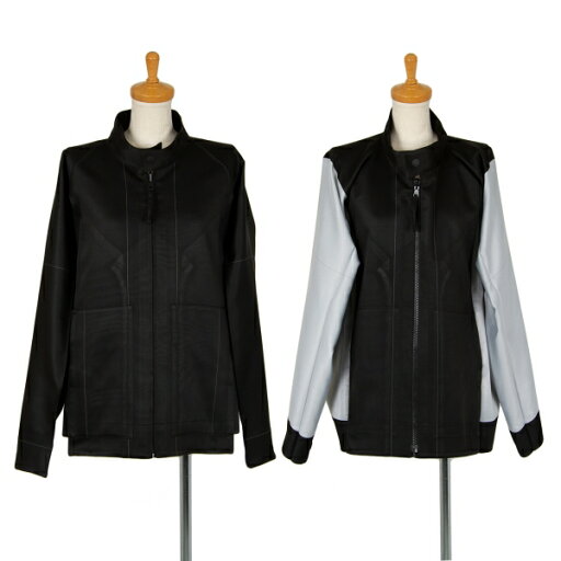 【中古】 イッセイミヤケISSEY MIYAKE 132 5. リバーシブルステッチ折り畳みブルゾン 黒2【レディース】 【中古】 イッセイミヤケISSEY MIYAKE 132 5. リバーシブルステッチ折り畳みブルゾン 黒2【レディース】