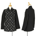 トリコ コムデギャルソンtricot COMME des GARCONS ステッチデザインウールシャツジャケット 黒M位【中古】 【レディース】