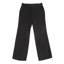 【中古】 ヨウジヤマモト ファムYohji Yamamoto FEMME シアーコットンストレートパンツ 黒1【レディース】(4)