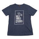 ポールスミスPaul Smith COLLECTION コットン製品洗いダイスプリントTシャツ 紺M【中古】 【メンズ】