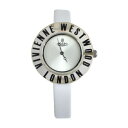 【中古】 ヴィヴィアンウエストウッドVivienne Westwood VV032 Clarity クラリティ クオーツ腕時計 クリア白【レディース】