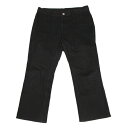 【中古】 ヨウジヤマモト ノアールYohji Yamamoto NOIR コットンストレッチクロップドデニムパンツ 黒1【レディース】