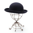 【中古】 コムコム コムデギャルソンCOMME des GARCONS ウールボーラーハット 紺S【レディース】
