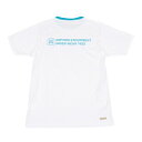 ユニフォームエクスペリメントuniform experiment WhiteLine バックロゴリンガーTシャツ 白水色2 