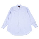 コムデギャルソン オムドゥCOMME des GARCONS HOMME DEUX コットンストライプシャツ 水色M商品コード：K-121387コンディションランクコンディション詳細襟裏・右袖に薄シミ、後ろ首元に薄汚れがあります（写真参照）。その他目立ったシミ、汚れ、ほつれ等なくいい状態です。クリーニング済みサイズM色水色重量220g素材綿100%参考価格サイズ詳細肩幅49 cm袖丈57.5 cm身幅59 cm着丈（前後）76/81 cm詳細画像