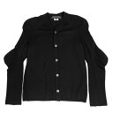【中古】 コムデギャルソン オムプリュスCOMME des GARCONS HOMME PLUS ソックスデザインニットカーディガン 黒M【メンズ】