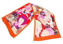 【中古】 プリーツプリーズPLEATS PLEASE アートプリントプリーツストール マルチ【レディース】(4)