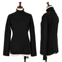 【中古】 コムデギャルソンCOMME des GARCONS ウールタートルネックニットセーター 黒M位【レディース】(4)