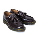 【中古】コムコム コムデギャルソンコムデギャルソン×ドクターマーチンCOMME des GARCONS × Dr.Martens タッセルレザーシューズ 赤茶UK6(25cm位)【レディース】