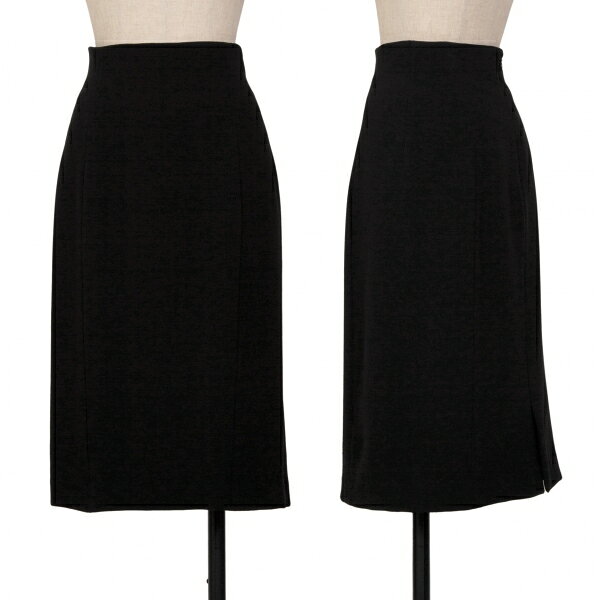 【中古】 シビラSybilla 切替台形スカート 黒M【レディース】