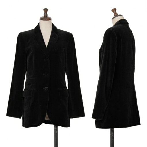 【中古】 ジャンポールゴルチエ クラシックJean Paul GAULTIER CLASSIQUE コットンベルベットジャケット 黒40【レディース】 【中古】 ジャンポールゴルチエ クラシックJean Paul GAULTIER CLASSIQUE コットンベルベットジャケット 黒40【レディース】