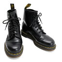 【中古】ドクターマーチンDr.Martens ガラスレザー1460 8ホールブーツ 黒UK6（24.5位）【レディース】