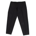 【中古】 ヨウジヤマモト プールオムYohji Yamamoto POUR HOMME ウールギャバウエスト紐パンツ 黒S【メンズ】(4)