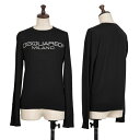 【中古】ディースクエアードDSQUARED2 ロゴジャガードニット 黒XS【レディース】