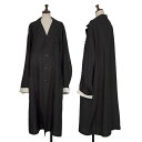 【中古】 レギュレーション ヨウジヤマモトREGULATION yohji yamamoto ポケットレイヤードデザインコート 黒4【レディース】