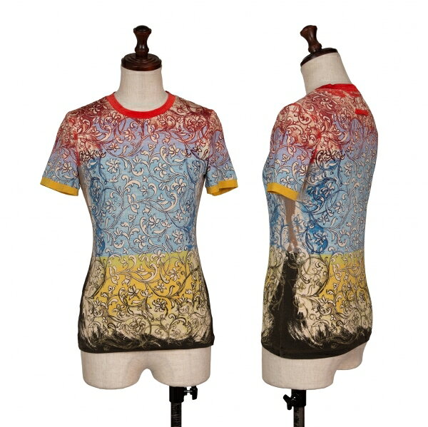 d*3様 Jean Paul GAULTIER FEMME 花柄レースTシャツ ジャンポール