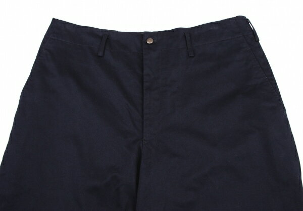 【中古】 ヨウジヤマモトプールオムYohji Yamamoto POUR HOMME コットン薔薇刺繍パンツ 紺3【メンズ】