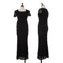 【中古】 ジャンポールゴルチエ ファムJean Paul GAULTIER FEMME コットンレースセットアップ 黒40【レディース】