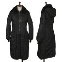 【中古】 ジュンヤワタナベ コムデギャルソンJUNYA WATANABE COMME des GARCONSミリタリープルオーバーフーテッドコート 黒M【レディ...