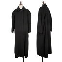 【中古】 ジャンポールゴルチエJean Paul GAULTIER メルトンウール五分袖コート 黒9【レディース】