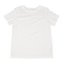 【中古】 レキップ ヨシエイナバL'EQUIPE YOSHIE INABA コットン切替Tシャツ 白13【レディース】(4)