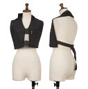 【中古】 ミュウミュウMIU MIU ロゴエンボスホルスターバック 黒【レディース】