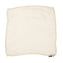 【中古】 エンポリオアルマーニEMPORIO ARMANI シルクチェックハンカチ ベージュ【レディース】