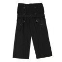 【中古】 ジュンヤワタナベ コムデギャルソンJUNYA WATANABE COMME des GARCONSウールギャバトレンチコート再構築パンツ 黒M【レディ...