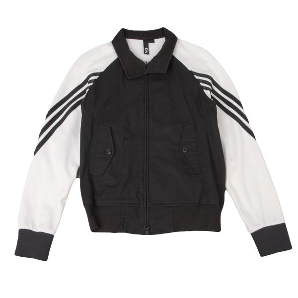 【中古】 ワイスリーY-3 バイカラー切替トラックジャケット 黒白XS【メンズ】
