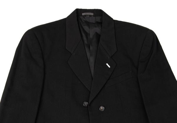 【中古】 コムデギャルソン オムプリュスCOMME des GARCONS HOMME PLUS ウールチェーンメタルボタンジャケット 黒S【メンズ】