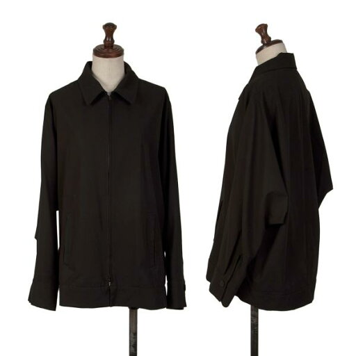 【中古】 ヨウジヤマモト ノアールYohji Yamamoto NOIR コットンドルマンダブルジップジャケット 黒1【レディース】 【中古】 ヨウジヤマモト ノアールYohji Yamamoto NOIR コットンドルマンダブルジップジャケット 黒1【レディース】
