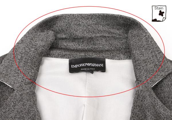 【中古】 エンポリオアルマーニEMPORIO ARMANI レーヨン2Bジャケット グレー46【メンズ】